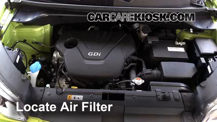 2015 Kia Soul 1.6L 4 Cyl. Filtro de aire (motor) Control